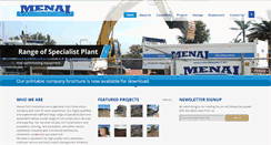 Desktop Screenshot of menaicivil.com.au